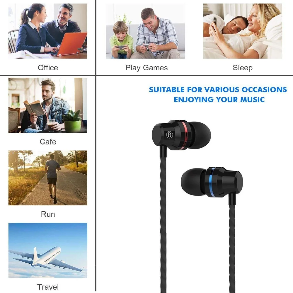 Gonoker Wired Earbuds With Microphone Mic Volume Control Earphone In Ear Phone Children Kids Size Metal Earbud For Smartphones-in Phone Earphones & ... Gonoker Wired Earbuds With Microphone Mic Volume Control Earphone In Ear Phone Children Kids Size Metal Earbud For Smartphones-in Phone Earphones & ...