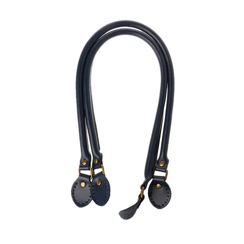 

1Pair Bag Strap Genuine Leather DIY Handmade Handles for Crossbody Replacement Shoulder Handbag Handle Accessories 50cm Strap