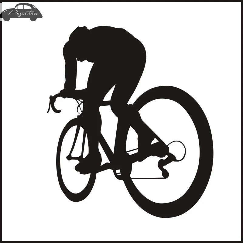

Pegatina Bike Sticker Bicycle Cycling Car Decal Posters Vinyl Wall Decor Mural Sticker
