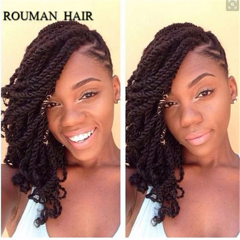 12 Strands Pack Havana Mambo Twist Crochet Braids 12 Inch