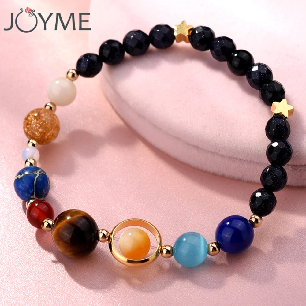 Женский браслет с природными камнями и бусинами|bracelet bracelet|stone charm braceletsgalaxy bracelet |