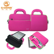 Free shipping retail 2015 new neoprene many color laptop bag for 10.1 inch computer accessories