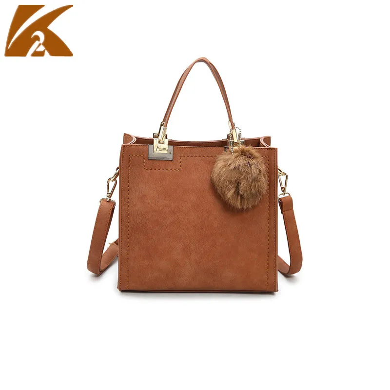 

KVKY Vintage New Handbags For Women 2019 Female Brand Leather Handbag High Quality Tote Hand Bags Lady Shoulder Bags Casual