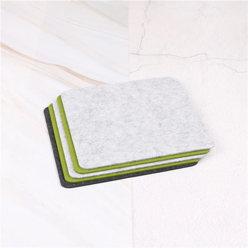 Universal Felt Cloth Mouse Pad Mat for Laptop Computer Tablet PC Notebook 20 x 20 x 0.3cm