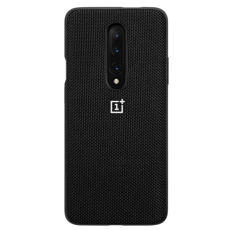 Официальный защитный чехол для OnePlus 7 Pro, карбон, песчаник, нейлоновый бампер, чехол, задняя крышка, оболочка для OnePlus 7Pro