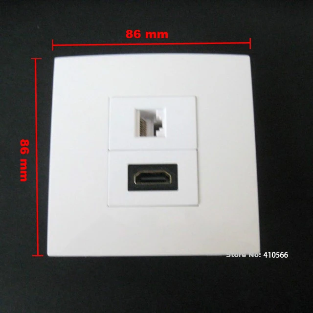 86 style socket RJ45+ HDMI pic with mark 8