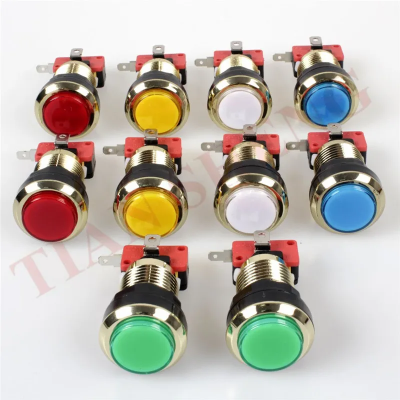 Gold-plated-Arcade-Push-Button-12V-LED (1)