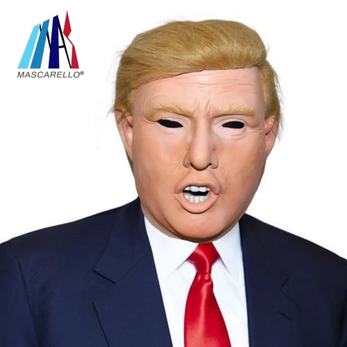 Реалистичный Дональд Трамп латексная маска для хеллоуина президент латекс