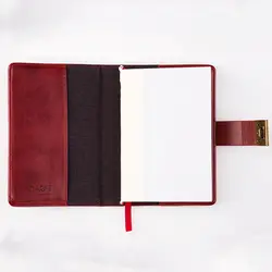 Винтаж Тетрадь Filofax A7 Bullet Journal карман Тетрадь с замком кожа личный дневник мини-планировщик Traveler Sketchbook