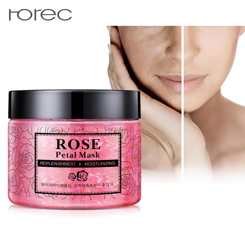  RPREC Rose Petals Hydrating Face Mask Nourishing Skin lifting Face Mask Bright Petals Clay Sleeping