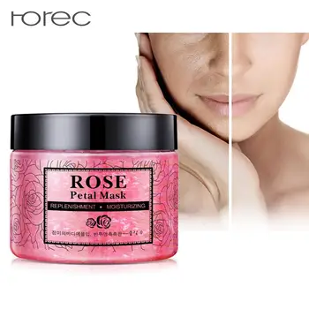 

RPREC Rose Petals Hydrating Face Mask Nourishing Skin lifting Face Mask Bright Petals Clay Sleeping Masks Treatment Black Mask20