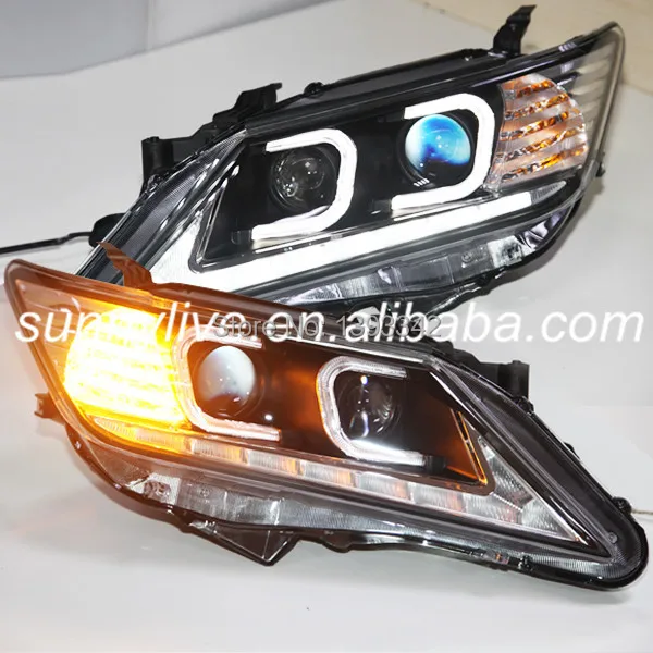 

FOR TOYOTA Aurion Camry C Type LED Angel Eyes Head Light 2012-2013 year TLZ V2