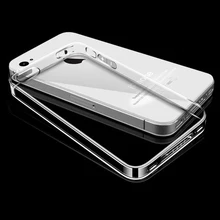 Esamday For i4 4s Ultra Thin Soft TPU Gel Original Transparent Case For iPhone 4 4S