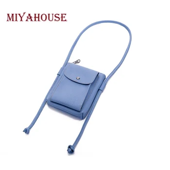 

Miyahouse Mini Crossbody Bags For Women Ladies Coin Purses PU Leather Fashion Cellphone Bag Female Messenger Bag For Daily Use