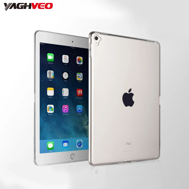 

For Apple iPad Pro 9.7 Case TPU Soft Back Cover for iPad Pro 9.7 A1673 A1674 A1675 Ultra Thin Transparent Silicon Case Cover