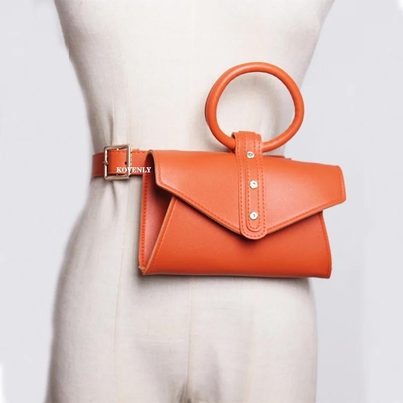 

Women Waist Bag Roundhandle Fanny Pack Leather Shoulder Bags Women Shopping Tote Fashion Messenger Phone Phouch Waist Bags Bum