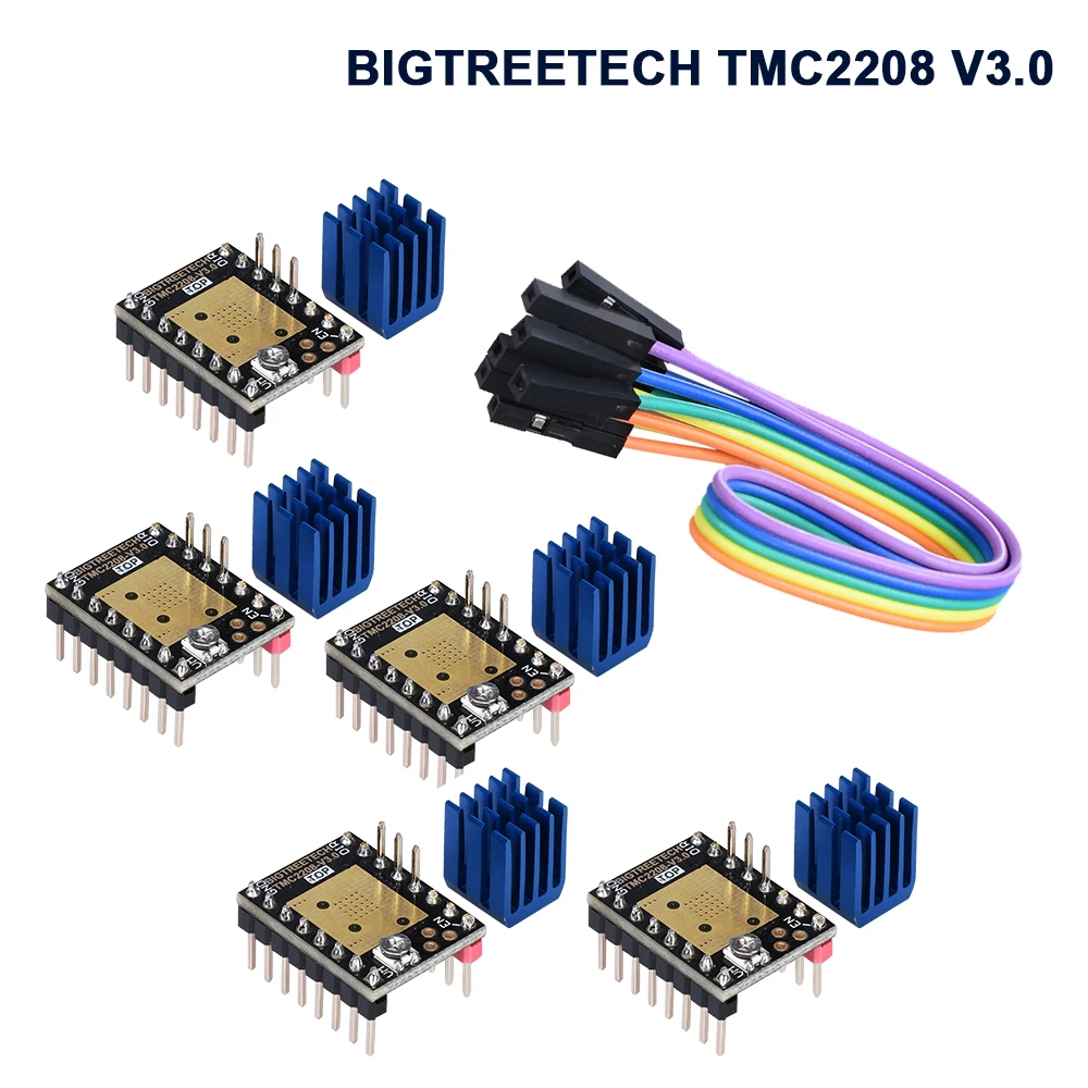 Драйвер BIGTREETECH TMC2208 V3.0 UART для шагового двигателя SKR V1.3 Pro MKS Gen V1.4 плата управления