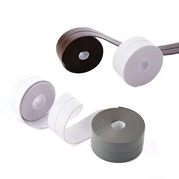 

1 Roll waterproof anti-moisture pvc sticker mildew proof kitchen wall line sticker adhesive tape for Bathroom Wall Corner