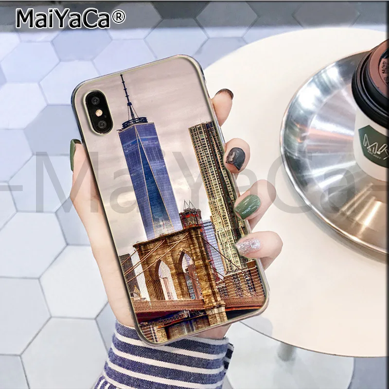 Maiyaca Нью-Йорк Эмпайр Стейт Билдинг чехол для телефона для iphone 11 pro X XS MAX 66S 7 7plus 8Plus 5S SE XR