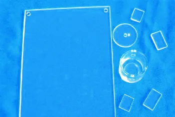 

Clear quartz glass plate 150*150*1.5mm quartz window