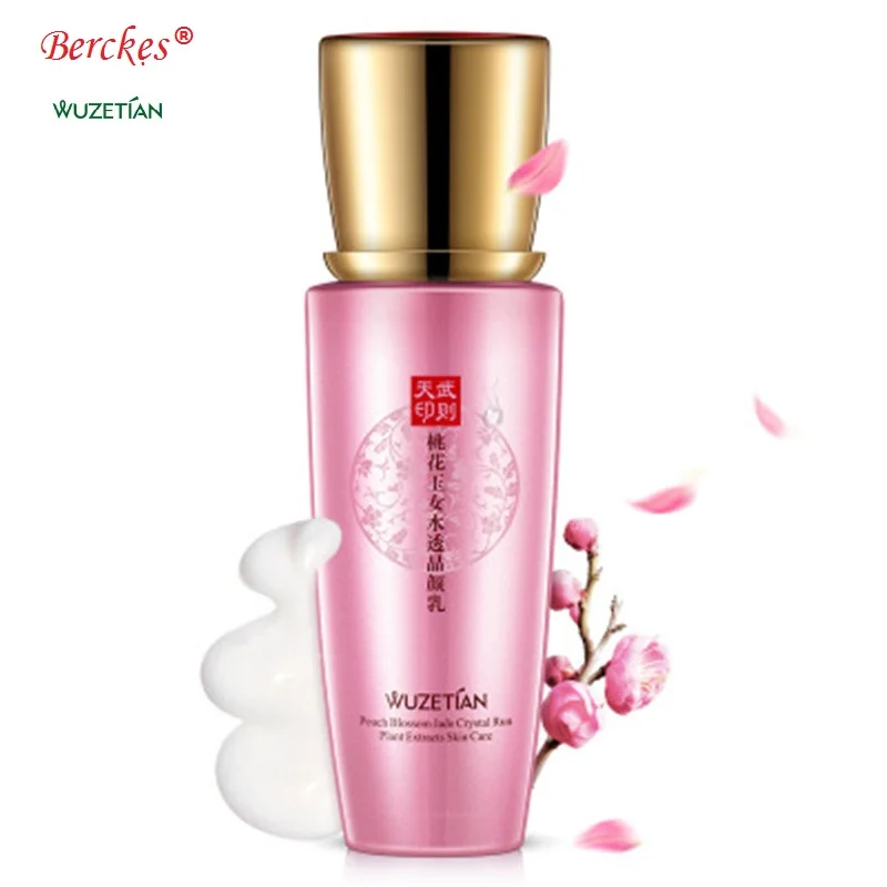 

2018 Wu zetian peach-flower jade water permeable crystal clear smooth moist smooth shrink pore lotion.