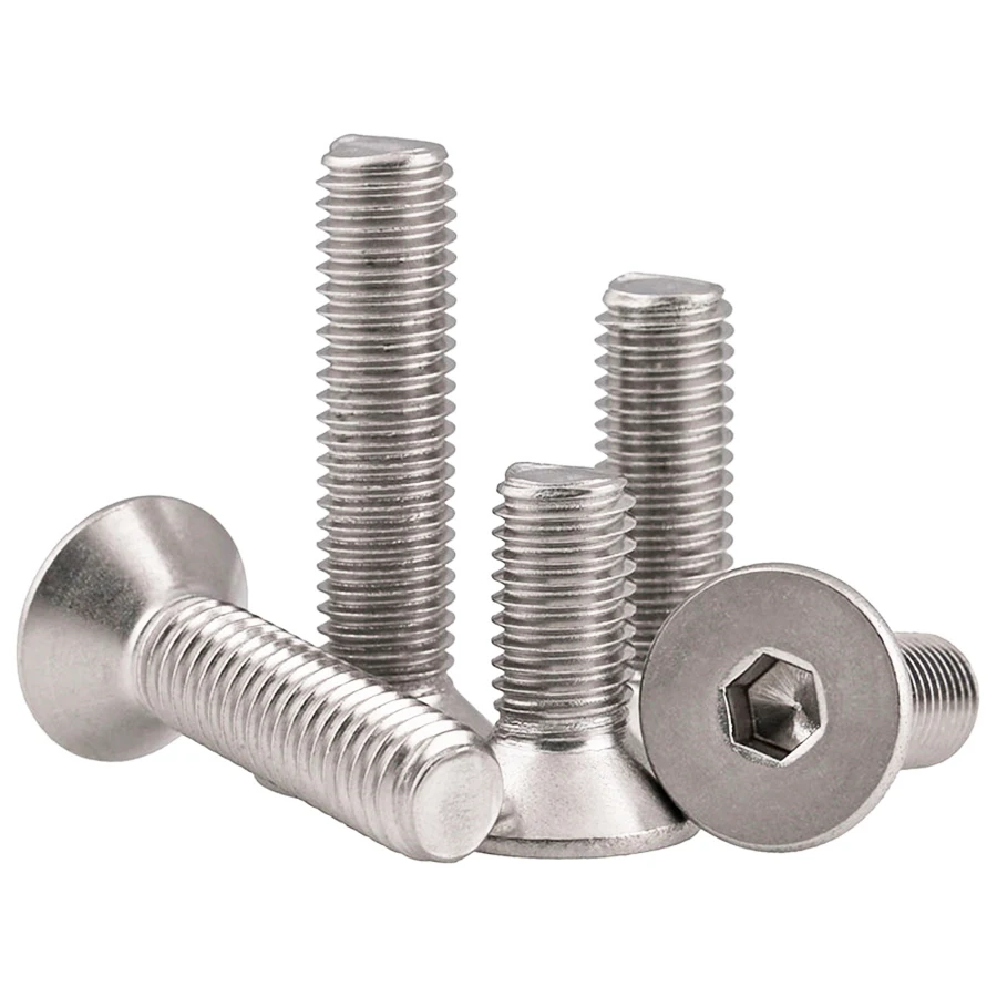 1-5Pcs DIN7991 M5 M6 M8 M10 316 Stainless Steel Hexagonal Countersunk Head Screw Flat | Обустройство дома