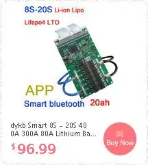 Dykb smart BMS 14S 13S 80A 100A 120A литий-ионный аккумулятор Защитная плата баланс BMS Высокая мощность Bluetooth приложение управление