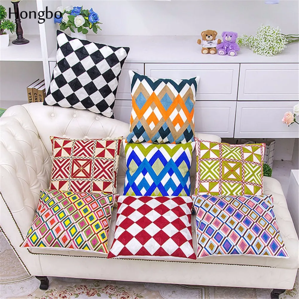 Hongbo 1 Pcs Home National Style Pillow Cases Creative Cotton