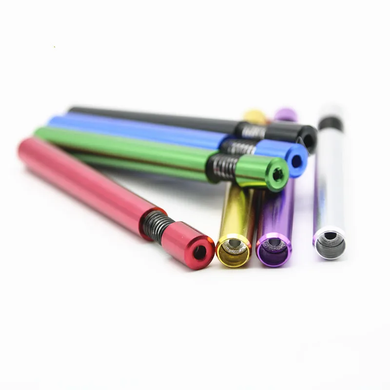 

Best selling ladies spring metal small pipe Multi-color spot wholesale pipe smoking pipe