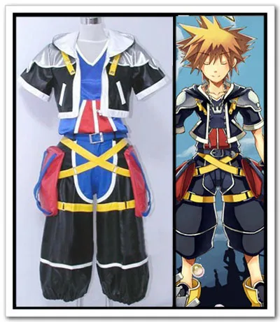Anime Kingdom Hearts Cosplay - Kingdom Hearts 2 Sora Cosplay Costume 11