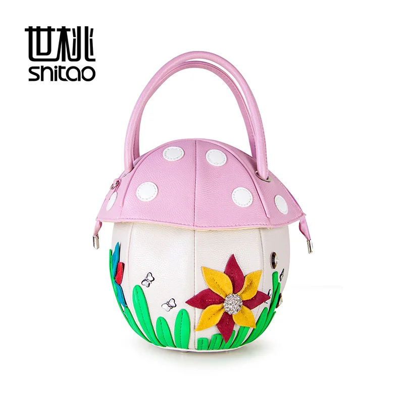 Bag fashionable woman Stereo mushroom bag Diamond flowers Women's handbag Support Drop shipping цена Bag fashionable woman Stereo mushroom bag Diamond flowers Women's handbag Support Drop shipping цены онлайн