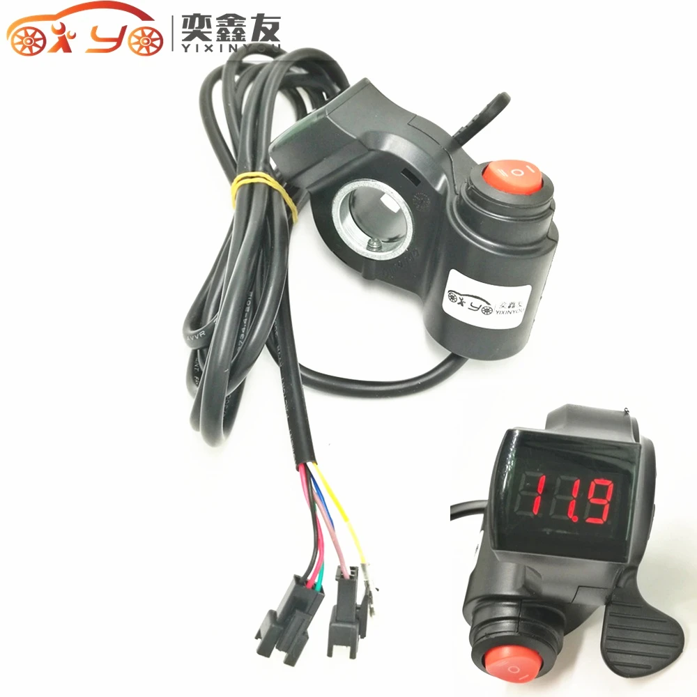 Ручки для электрического скутера 12 В 24 36 48 В|electric bike thumb throttle|thumb throttlescooter grips |