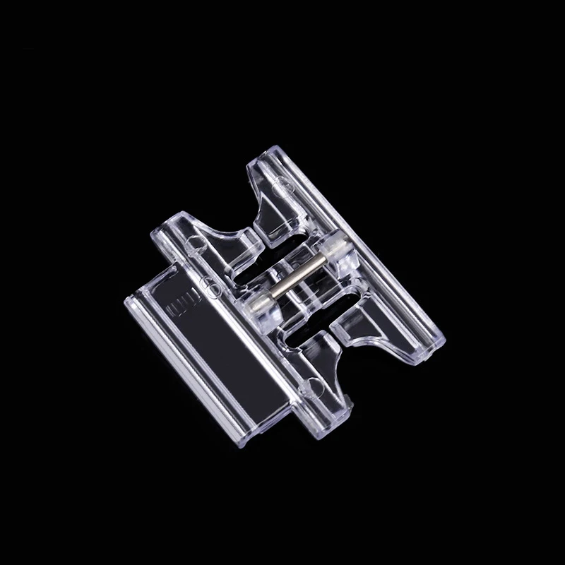 

1pcs High Grade 9MM Fabric Fold DIY Sewing Machine Foot Clear Color Plastic Home Multifunction Sewing Machine Dedicated Foot