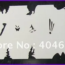 30 шт./лот Аэрограф акриловые трафареты шаблон для рисования татуировки для ногтей краски кисти инструменты Маникюр