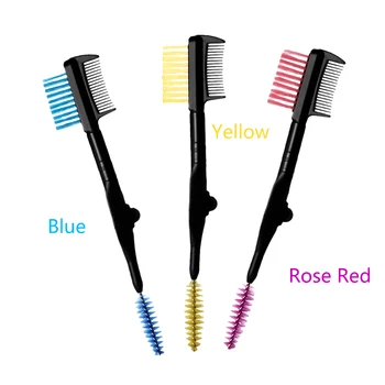 

Double Eyelash Eyebrow Brush Comb Mascara Eyelash Extension Brush Professional Makeup Brush Eyes Makeup Tool 100pcs