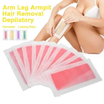 

10 Sheets/ Bag Arm Leg Armpit Fast Hair Removal Strips Depilatory Waxing Paper Depilation