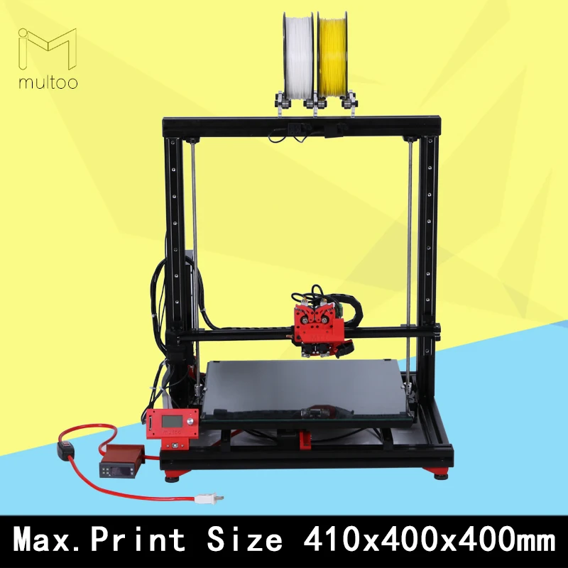  MULTOO 3D Printer High-Speed Build Size 410*400*400mm 3d-printing Large Only USD1299 Most Practical 3DPrinters 