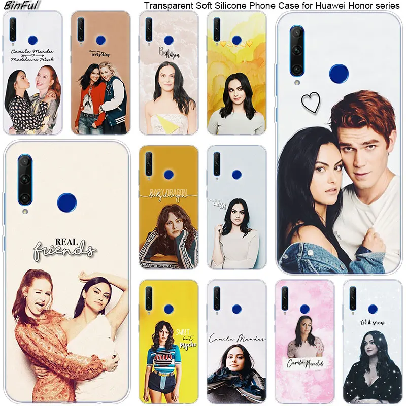 

Camila Mendes Riverdale Soft Silicone Phone Case for Huawei Honor 20 20i 10 9 8 Lite 8X 8C 8A 8S 7S 7A Pro View 20 Fashion Cover