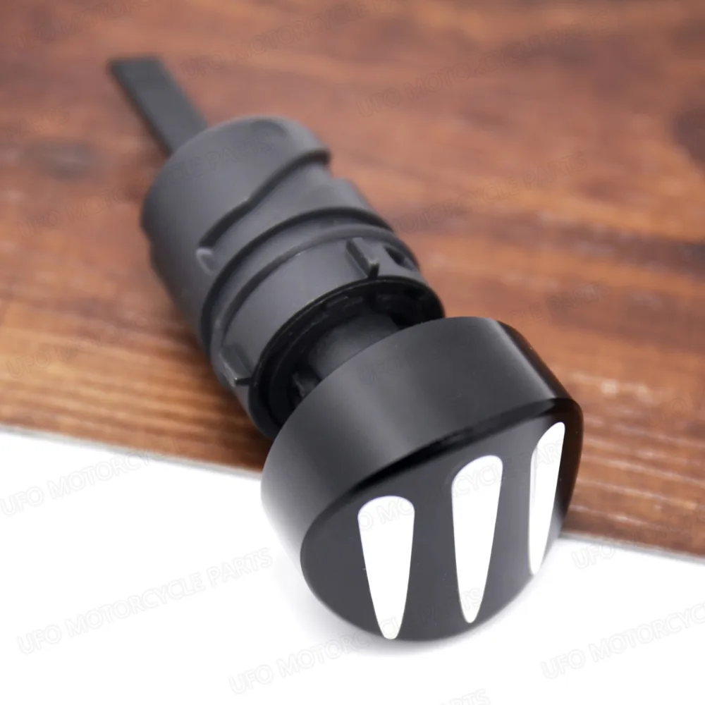Motorcycle Oil Dip Stick Filler Plug Fit For Sportster XL XR 2004-19 Chrome