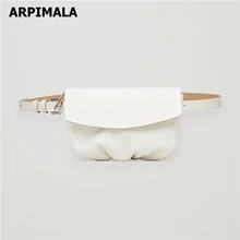 ARPIMALA, белая поясная сумка для женщин, известный бренд, поясная сумка, кожаный чехол для телефона, дорожная поясная сумка, Повседневная поясная сумка, Женская нагрудная сумка