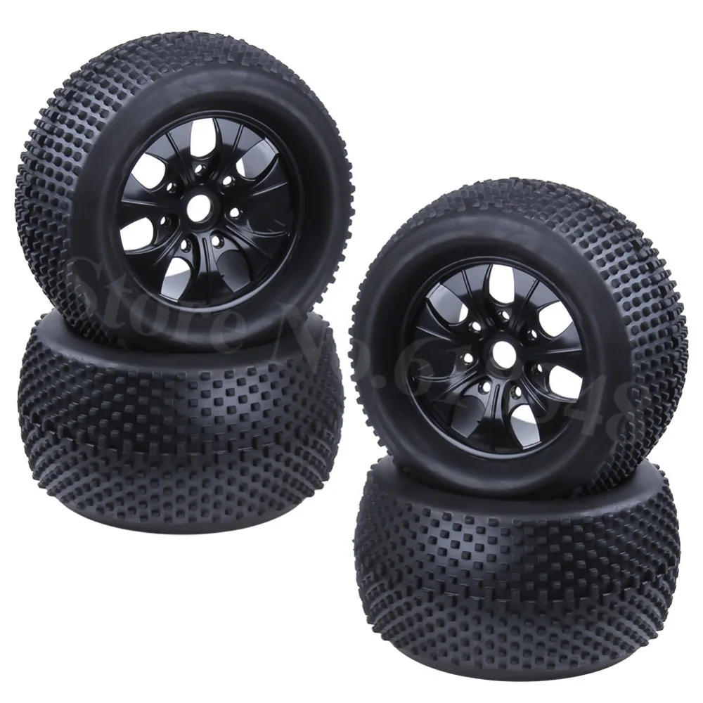 4 шт. 140 мм 2 8 дюйма RC колеса 1/8 Monster Truck шины 17 Hex Hub для внедорожников 4WD HSP TORNADO Nitro/E9