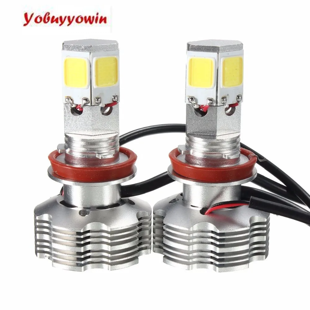 Newest 120W 12000LM 4 Sides LED H11 Headlight Kit Low Beam Bulbs 6000K High Power Car Front Head