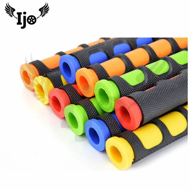 

motorbike rubber soft Art handlebar grips ATV motocross sports car Handle bar scooter Hand grips motorcycle unviersal handlebar