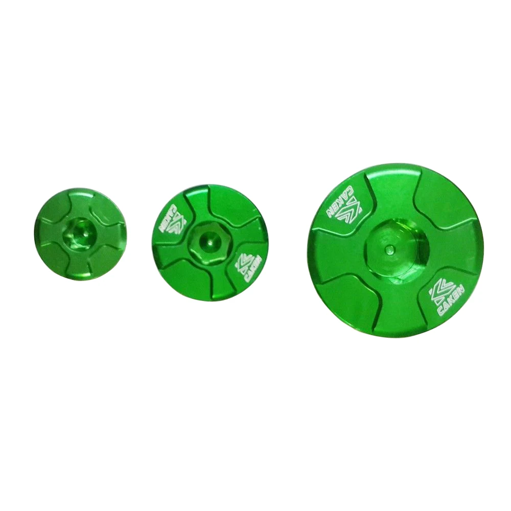 

CNC Engine Timing Caps Oil Plugs Cover For Kawasaki KX250F KX450F KLX450R Dirt Pit Bike Motorcycle Motocross