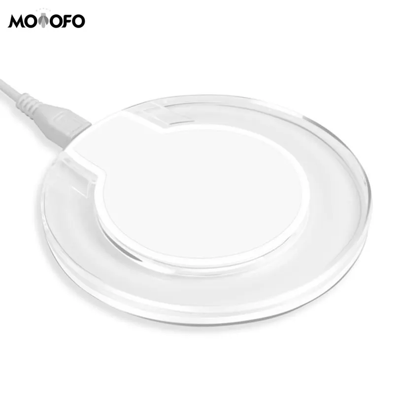 

5W ultra-thin wireless charger for iPhone X Xs MAX XR 8 fast charging for Samsung S8 S9 Plus Note 9 8 USB mobile phone charger