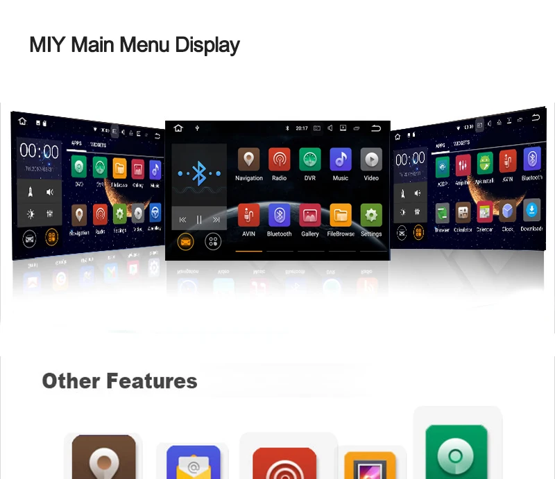 Best HIFIF 9" DAB+ Android 7.1.1 2GB+16GB Navi GPS for VW GOLF 5 MK6 PASSAT B6 Tiguan Touran Polo T5 EOS Caddy SEAT Jetta navigation 11