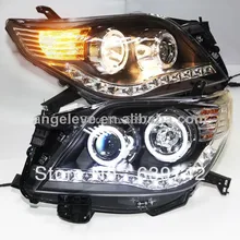 Для Toyota Prado 2700 FJ150 LED Ангельские глазки фара 2009-2013 года TLZ