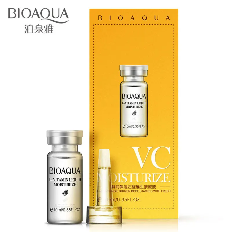 

BIOAQUA Pure Vitamin C Serum Whitening Spots for Acne Treatment Blackhead VC Essence Liquid Skin Care Moisturizing Face Cream