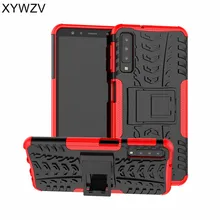 

sFor Samsung Galaxy A7 2018 Case Armor Rubber Hard Back Case For Samsung Galaxy A7 2018 Cover For Samsung A7 2018 A750 Fudnas