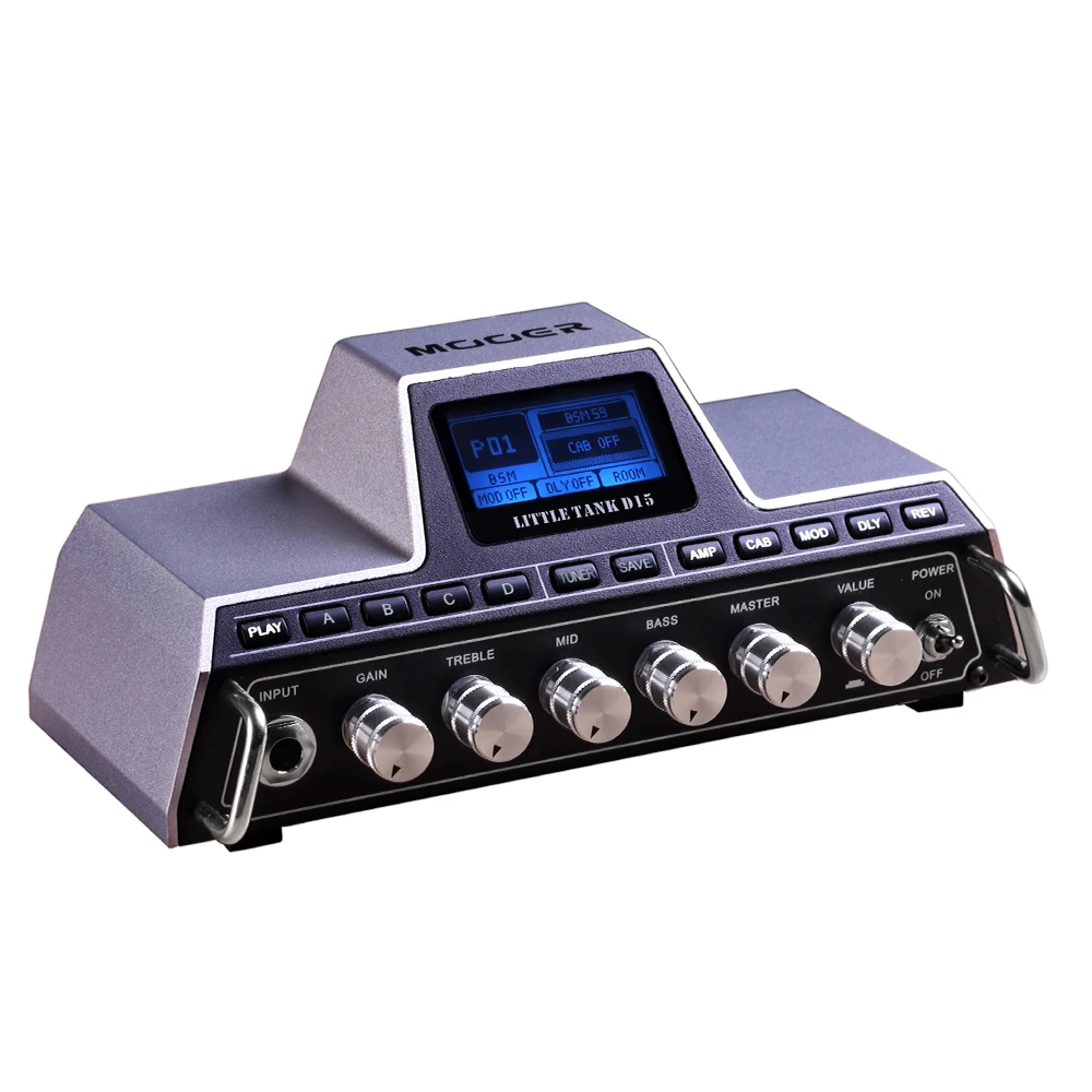 Mooer Little Tank D15 Bluetooth Electric Acoustic Guitar Pedals Head Multi Effects Amplifier Mooer Little Tank D15 Bluetooth Electric Acoustic Guitar Pedals Head Multi Effects Amplifier
